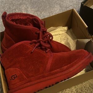 UGG Vibrant Red Chukka Boots